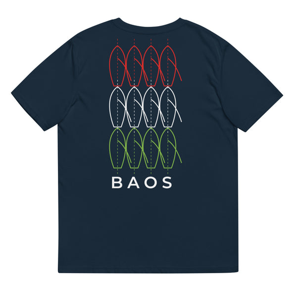 110 BAOS ITALIAN FLAG ORGANIC COTTON DARK